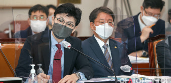 [포토] 한동훈 법무부 장관 '국회 법사위 답변'