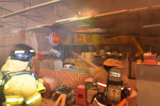 서울 마천시장 상인들, 보이는 소화기로 큰불 막았다