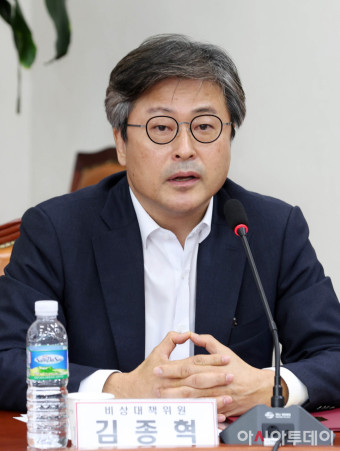 [포토] 김종혁 비대위원 '국민의힘 비상대책위 발언'
