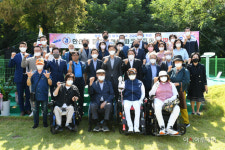 안산시, 장애인 전용 파크골프장 개장..2700㎡ 규모에 9홀로 조성