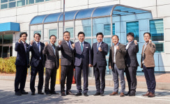 박경귀 아산시장, 인주산단 내 파이퍼베큠코리아 방문