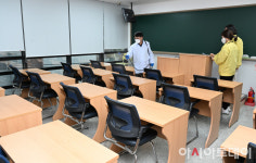 (주)서울아카데미 서울시교육청점 | [포토] 방역점검하는 서울교육청