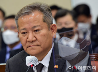 [포토] 참담한 표정의 이상민 장관
