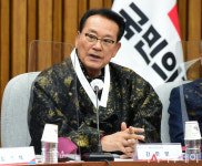 [포토] 발언하는 김호일 대한노인회 회장