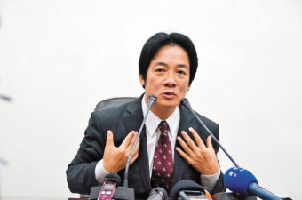 라이칭더 대만 부총통, 민진당 인기 하락에 총통 꿈 휘청