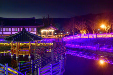 [포토] 야경이 더해진 장성군 홍길동 테마파크