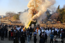 [포토] 영남루 앞 강변에서 열린 밀양백중놀이 풍년기원제 문화행사