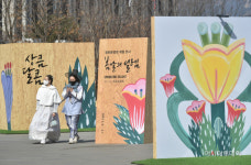 [포토]광화문광장 봄날의 설렘