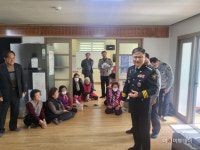 김병주 밀양경찰서장, 경로당 방문 노인 교통안전교육 실시