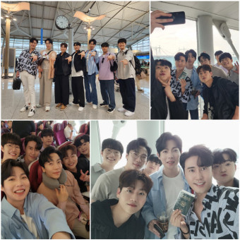 손태진·신성·민수현·김중현 등 말레이시아行…'불타는 트롯맨' 신나는 모습 '눈길'