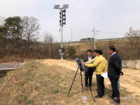 경기도, 저수지 조기경보시스템 구축사업 점검... 이천 고담저수지 방문