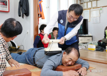 한빛본부, 행복한 효드림 경로당 봉사활동 훈훈