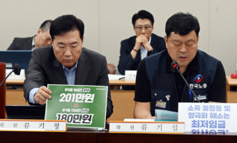 최저임금위원회, 최저임금 5차 수정안 제출 시 노사 간 격차 1010원으로 축소