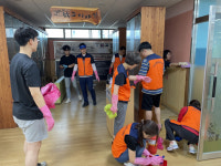 충북 목도초등학교 교육공동체, 수해 복구 발벗고 나서..17일 교육활동 정상 진행
