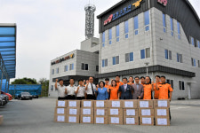 윤앵랑 함평군의회의장, 함평소방서 방문 위문품 전달...소방관 격려