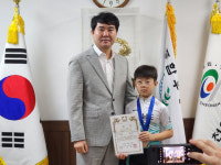 천안 아름초 송지운, 문체부 장관배 전국 롤러대회 3위 입상