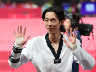 [아시안게임] 태권도 간판 장준, 男58㎏급 퍼펙트 금메달