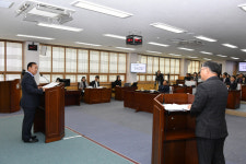 정현웅 함평군의회 의원 축산자원개발부 이전 관련 이주 대책 중점 질문