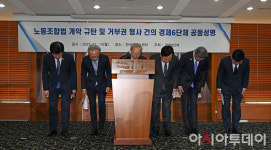 [포토] 노동조합법 개악 규탄 및 거부권 행사 건의 경제6단체 공동성명