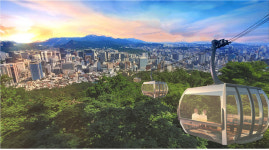 남산 정상 3분만에…남산 곤돌라 2025년이면 이용 가능할 듯