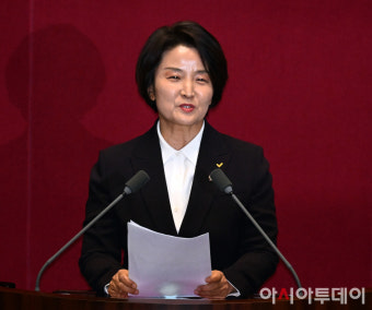 [포토] 이은주 정의당 의원, 국회의원직 사직