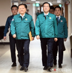 [포토]이상민-박성재 장관, 의료계 집단행동 관련 관계부처 합동브리핑 참석