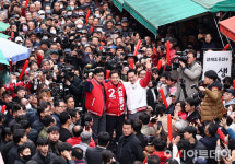 [포토] 당진전통시장 찾은 한동훈
