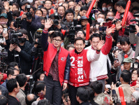 [포토] 한동훈 당진전통시장 방문