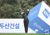최가빈, KLPGA 두산건설 위브 챔피언십 깜짝 선두
