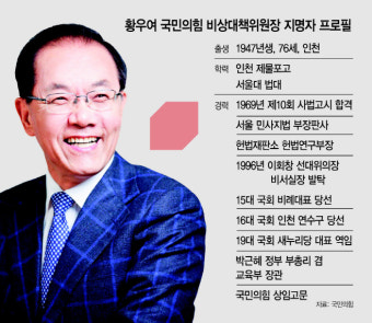 與 비대위원장에 황우여…