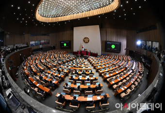 [포토] 채상병 특검법 의사일정변경안, 야당 단독 통과