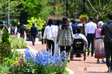 [포토] 문래동 꽃밭정원 걸으며 힐링