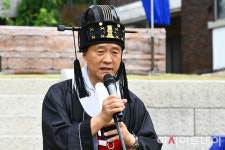 [포토] 제28회 선잠제 인사말하는 이승로 성북구청장