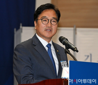 [포토] 우원식, 국회의장 후보 수락