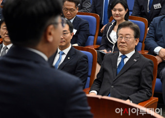 [포토] 이재명, 초선 당선인 워크숍 참석
