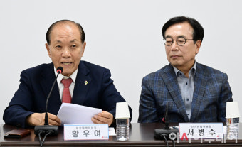 [포토] 발언하는 황우여 국민의힘 비대위원장