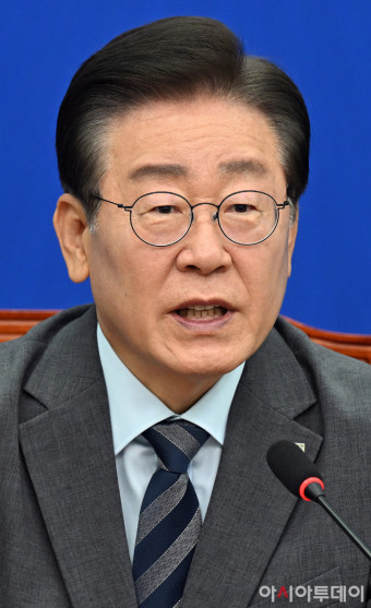 [포토] 당 대표직 사퇴 밝히는 이재명