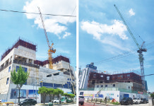 [포토]어쩌나 익산 도심에 공사중단으로 방치된 저 타워크레인을?