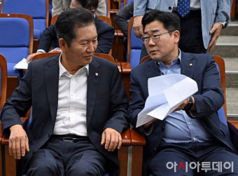 [포토] 대화하는 박찬대·정청래