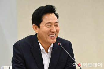 [포토] 환하게 웃는 오세훈 시장