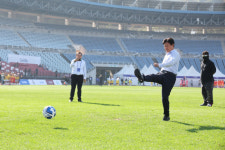 부천종합운동장에서 제1회 외국인 축대회 열려...태국팀 우승