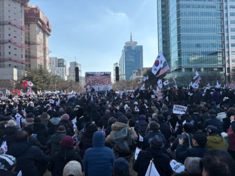 尹 탄핵반대 대전집회…인산인해 이뤄