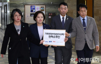 [포토] 국회 의안과 향하는 야5당 '최상목 탄핵소추안 발의'