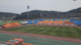 강원FC 홈구장 춘천 송암 종합경기장 가변석 운영 시작