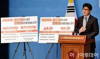 한동훈, 21대 대선 공약은 성장하는 중산층의 시대...세금 감소와 AI 투자 강조
