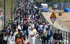 [포토] 강동구 암사초록길 개통