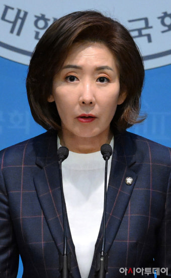 [포토] 나경원, 김문수 지지 선언…
