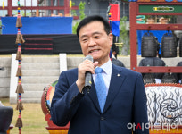 [포토] 제29회 선잠제 인사말하는 이승로 성북구청장