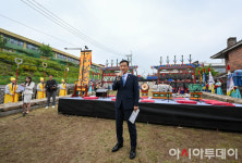 [포토] 제29회 선잠제 인사말하는 이승로 성북구청장