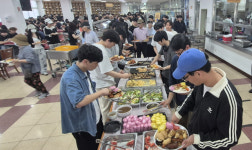 강원대 삼척캠퍼스 단돈 1000원에 특급호텔급 뷔페식 즐겼어요